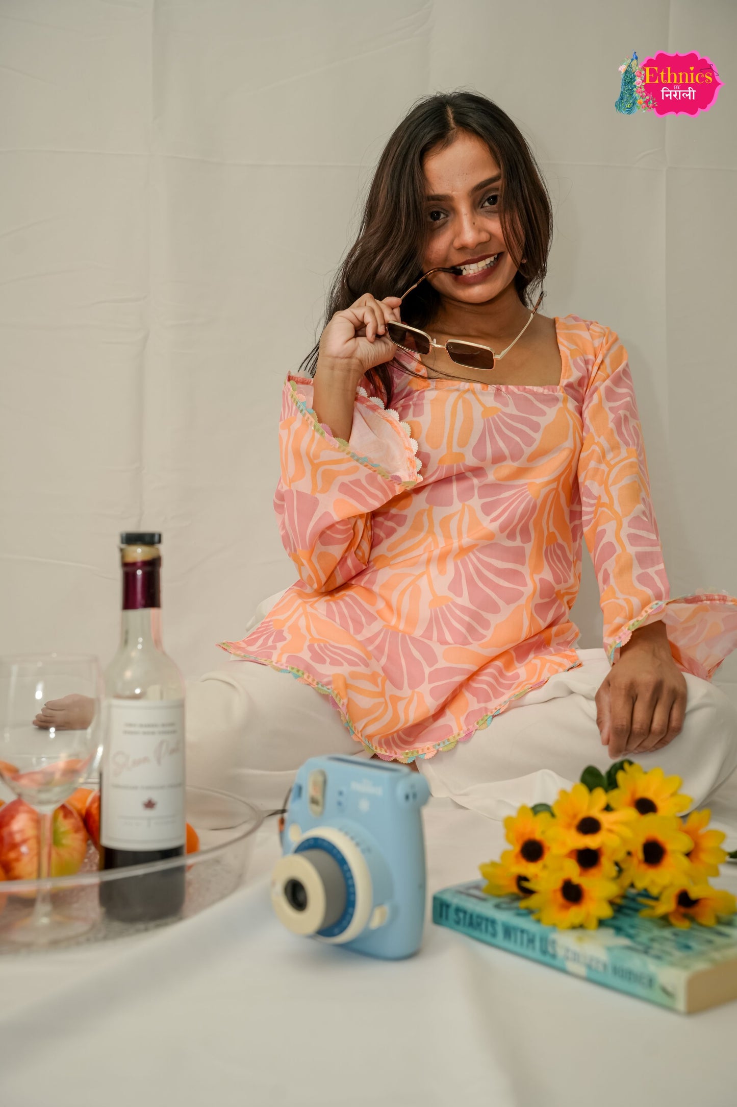 Spring Bell Sleeves Kurti