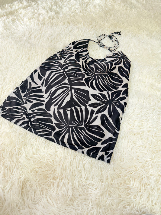 Black Halter Neck Kurti